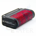 Lost Vape Therion DNA 75C Black Frame with Snake Skin 23 TherionDNA75CRedSnake5 scaled