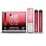 Plus Bar Extra Disposable Vape 24 Plus Extra Canada Red Apple Peach 400 x 400