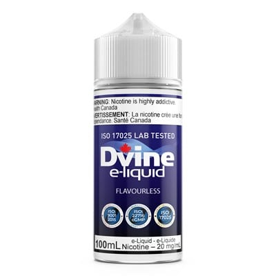 Flavourless E-Liquid 100ml by Dvine 1 Flavourless E-Liquid 100ml by Dvine