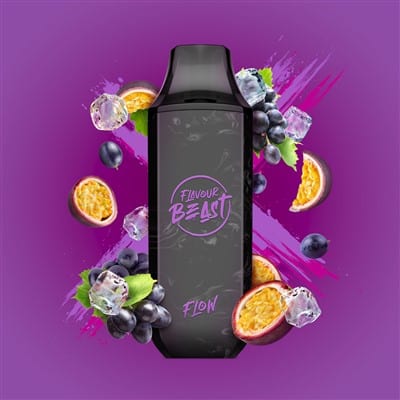 Groovy Grape Passionfruit Iced Flavour Beast Flow Disposable Vape 1 Groovy Grape Passionfruit Iced Flavour Beast Flow Disposable Vape