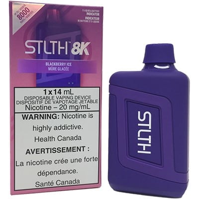 Blackberry Ice STLTH 8K Disposable Vape 1 Blackberry Ice STLTH 8K Disposable Vape