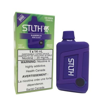 Blackberry Ice STLTH 8K Pro Disposable Vape 1 Blackberry Ice STLTH 8K Pro Disposable Vape