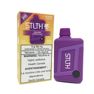 Quad Berry STLTH 8K Pro Disposable Vape 1 Quad Berry STLTH 8K Pro Disposable Vape