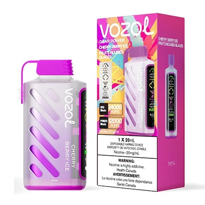 Cherry Berry Ice Gear Power 24K Puff by Vozol 1 Cherry Berry Ice Gear Power 24K Puff by Vozol