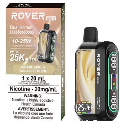 Creamy Vanilla Rover 25K by Marz Vapor Disposable Vape 1 Creamy Vanilla Rover 25K by Marz Vapor Disposable Vape