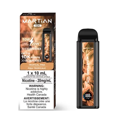Tropical Pina Martian 10K by Marz Vapor Disposable Vape 1 Tropical Pina Martian 10K by Marz Vapor Disposable Vape