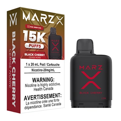 Black Cherry Marz X pods by Marz Vapor 1 Black Cherry Marz X pods by Marz Vapor