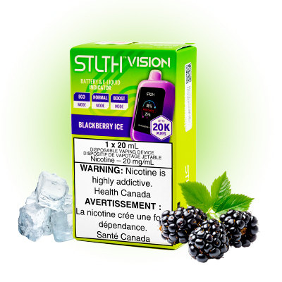 Blackberry Ice STLTH Vision Disposable Vape 1 Blackberry Ice STLTH Vision Disposable Vape