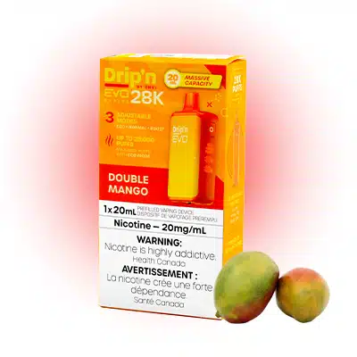 Double Mango Drip'n EVO 28K Disposable By Envi 1 Double Mango Drip'n EVO 28K Disposable By Envi