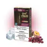 Groovy Grape Passionfruit Ice Flavour Beast Mode Max 2 50K Disposable Vape