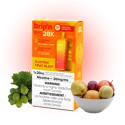 Electric Fruit Blast Drip'n EVO 28K Disposable By Envi 1 Electric Fruit Blast Drip'n EVO 28K Disposable By Envi