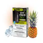 Pumped Up Pineapple Ice Flavour Beast Mode Max 2 50K Disposable Vape