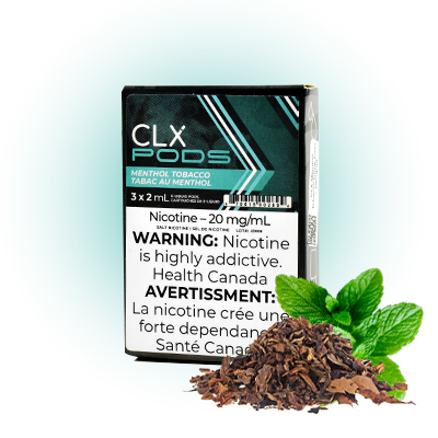 CLX Menthol Tobacco Dvine Pods 1 CLX Menthol Tobacco Dvine Pods