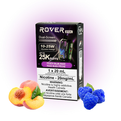 Peach Blue Razz Rover 25K by Marz Vapor Disposable Vape 1 Peach Blue Razz Rover 25K by Marz Vapor Disposable Vape