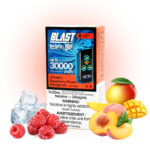 Raspberry Peach Mango Ice Drip'n X Fasta Blast 30K Disposable by Envi