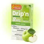 Green Apple Drip'n 8ML 16K  Disposable By Envi