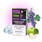 Grapplin' Grape Sour Apple Iced Pods Level X G2 by Flavour Beast Boost