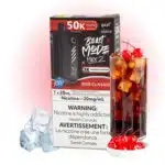 Red Classic Ice Flavour Beast Mode Max 2 50K Disposable Vape