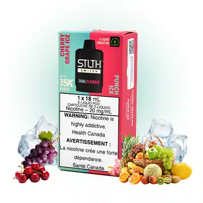 Cherry Grape Ice and Punch Ice Stlth Switch Pods for Loop 2 and Loop 3 1 Cherry Grape Ice and Punch Ice Stlth Switch Pods for Loop 2 and Loop 3