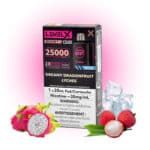 Dreamy Dragonfruit Lychee Iced Pods Level X G2 by Flavour Beast Boost