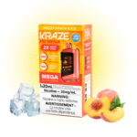 Frizzy Peach G Ice Kraze HD Mega Disposable Vape