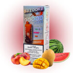 Mango Peach Watermelon Bazooka Vape X3 90K disposable