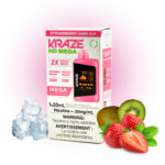 Strawberry Kiwi Ice Kraze HD Mega Disposable Vape