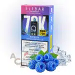 Blue Razz Ice Elf Bar MoonNight 70K Disposable Vape