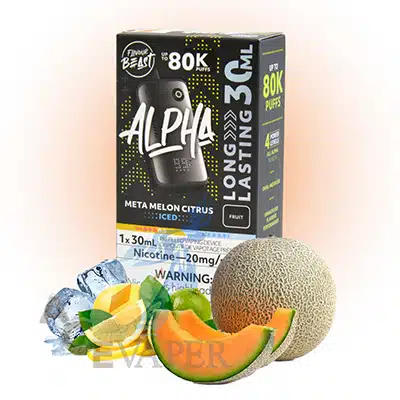 Meta Melon Citrus Iced Alpha Disposable Vape by Flavour Beast 1 Meta Melon Citrus Iced Alpha Disposable Vape by Flavour Beast