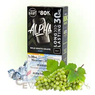 Wild White Grape Iced Alpha Disposable Vape by Flavour Beast 1 Wild White Grape Iced Alpha Disposable Vape by Flavour Beast