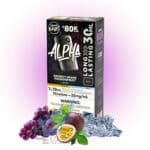 Groovy Grape Passionfruit Iced Alpha Disposable Vape by Flavour Beast