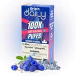 Just Blue Razz Ice Drip'n Daily 100K Disposable By Envi