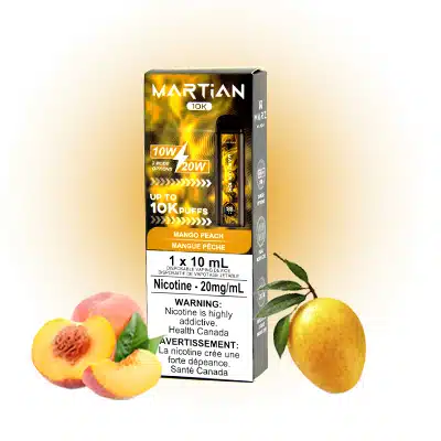 Mango Peach Martian 10K by Marz Vapor Disposable Vape 1 Mango Peach Martian 10K by Marz Vapor Disposable Vape