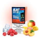 Raspberry Peach Mango Ice Drip'n X Fasta Blast 30K Disposable by Envi