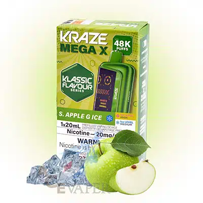 S Apple G Ice Kraze Mega X Disposable Vape 1 S Apple G Ice Kraze Mega X Disposable Vape