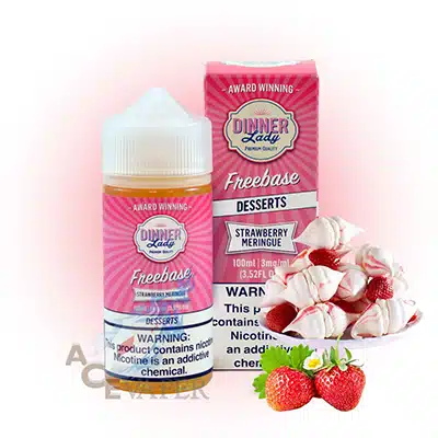 Strawberry Meringue by Dinner Lady 100ml 1 Strawberry Meringue by Dinner Lady 100ml