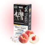 Wicked White Peach Alpha Disposable Vape by Flavour Beast