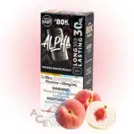 Wicked White Peach Alpha Disposable Vape by Flavour Beast