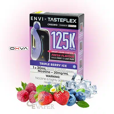 Triple Berry Ice By Envi X Tasteflex Cresmo Disposable Vape 1 Triple Berry Ice By Envi X Tasteflex Cresmo Disposable Vape