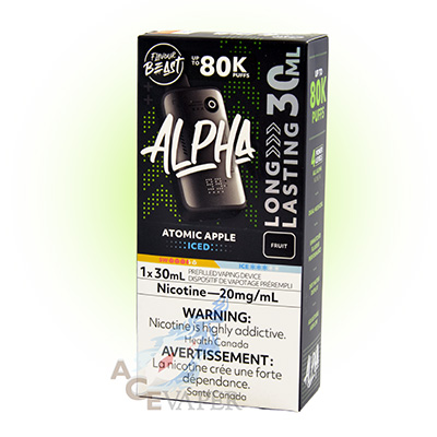 Atomic Apple Iced Alpha Disposable Vape by Flavour Beast 7 Atomic Apple Iced Alpha Disposable Vape by Flavour Beast - Image 4