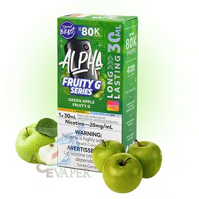 Green Apple Fruity G Alpha Disposable Vape by Flavour Beast 9 Green Apple Fruity G Alpha Disposable Vape by Flavour Beast - Image 5