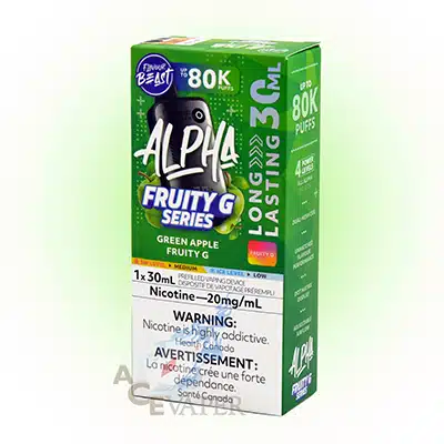 Green Apple Fruity G Alpha Disposable Vape by Flavour Beast 7 Green Apple Fruity G Alpha Disposable Vape by Flavour Beast - Image 4
