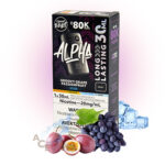 Groovy Grape Passionfruit Iced Alpha Disposable Vape by Flavour Beast - Image 3