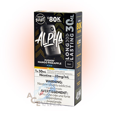 Pushin' Mango Pineapple Iced Alpha Disposable Vape by Flavour Beast 7 Pushin' Mango Pineapple Iced Alpha Disposable Vape by Flavour Beast - Image 4