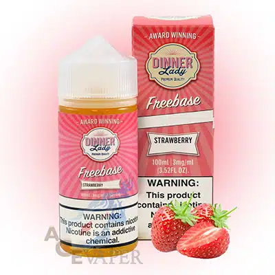 Strawberry by Dinner Lady 100ml 1 Strawberry by Dinner Lady 100ml
