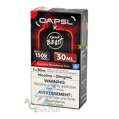 Supreme Strawberry Kiwi Iced CAPSL 150K Disposable Vape by Flavour Beast 7 Supreme Strawberry Kiwi Iced CAPSL 150K Disposable Vape by Flavour Beast - Image 4