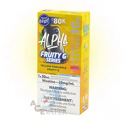 Yellow Pineapple Fruity G Alpha Disposable Vape by Flavour Beast 7 Yellow Pineapple Fruity G Alpha Disposable Vape by Flavour Beast - Image 4