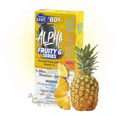 Yellow Pineapple Fruity G Alpha Disposable Vape by Flavour Beast 5 Yellow Pineapple Fruity G Alpha Disposable Vape by Flavour Beast - Image 3