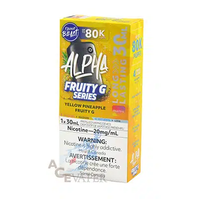 Yellow Pineapple Fruity G Alpha Disposable Vape by Flavour Beast 3 Yellow Pineapple Fruity G Alpha Disposable Vape by Flavour Beast - Image 2
