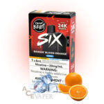 Bangin' Blood Orange Iced SIX 24K Disposable Vape Device by Flavour Beast - Image 3
